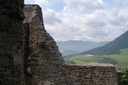 Panoramatický pohľad z hradu Likava